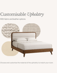 Asterra Valen Bedframe | Natural Wood Designed Elegance
