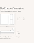 Asterra Valen Bedframe | Natural Wood Designed Elegance