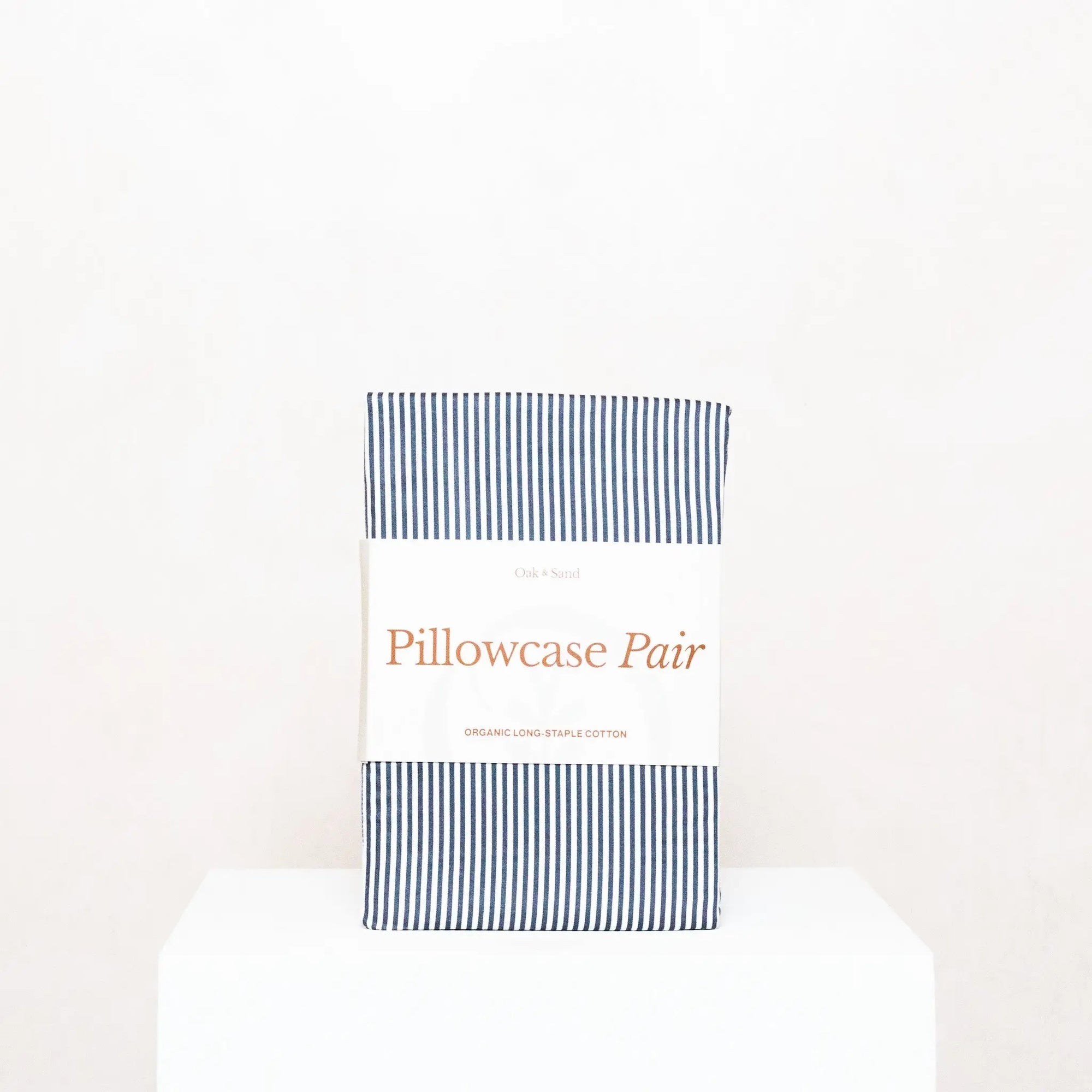 Organic Long-Staple Cotton Pillowcase Pair