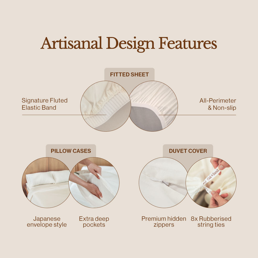 TENCEL™ X Naia™ Luxury Bedsheet Set | Oak & Sand™ Official Store – Oak &  Sand ™ Official Store