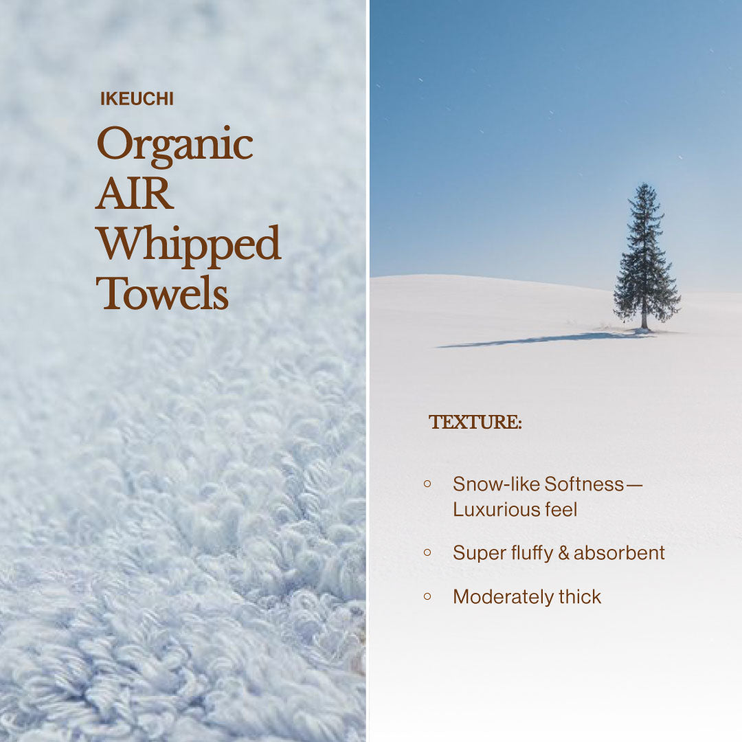 Imabari Towel | Organic Air Whipped