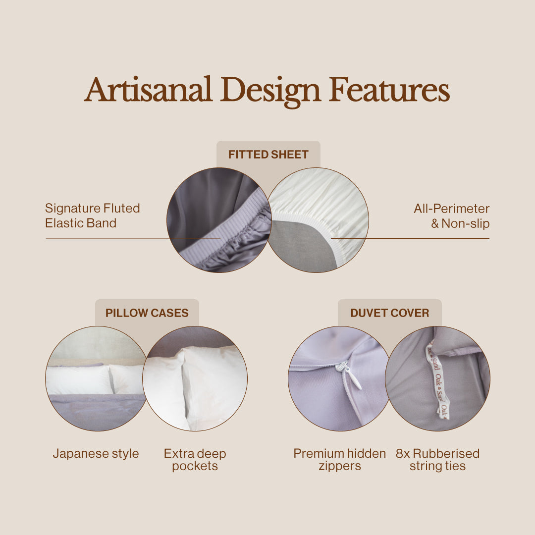 TENCEL LYOCELL OAK AND SAND DESIGN Features