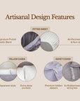 TENCEL LYOCELL OAK AND SAND DESIGN Features