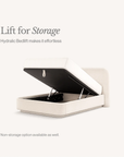 Velia Malmo™ Storage Bedframe with Upholstery
