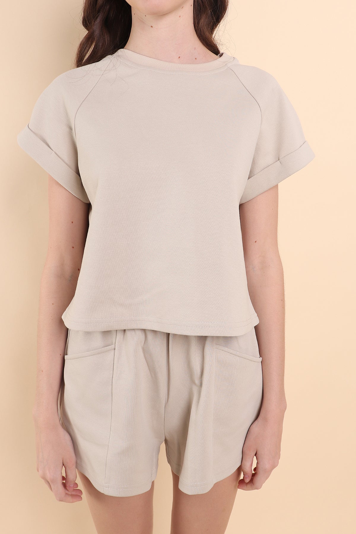 YUMI Cuff Sleeve Loungewear set