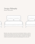 Asterra Valen Bedframe | Natural Wood Designed Elegance