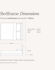 Asterra Valen Bedframe | Natural Wood Designed Elegance