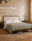 Asterra Valen Bedframe | Natural Wood Designed Elegance