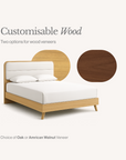 Asterra Valen Bedframe | Natural Wood Designed Elegance