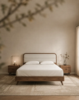 Asterra Valen Bedframe | Natural Wood Designed Elegance