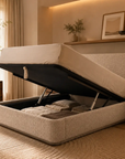 Velia Malmo™ Storage Bedframe with Upholstery