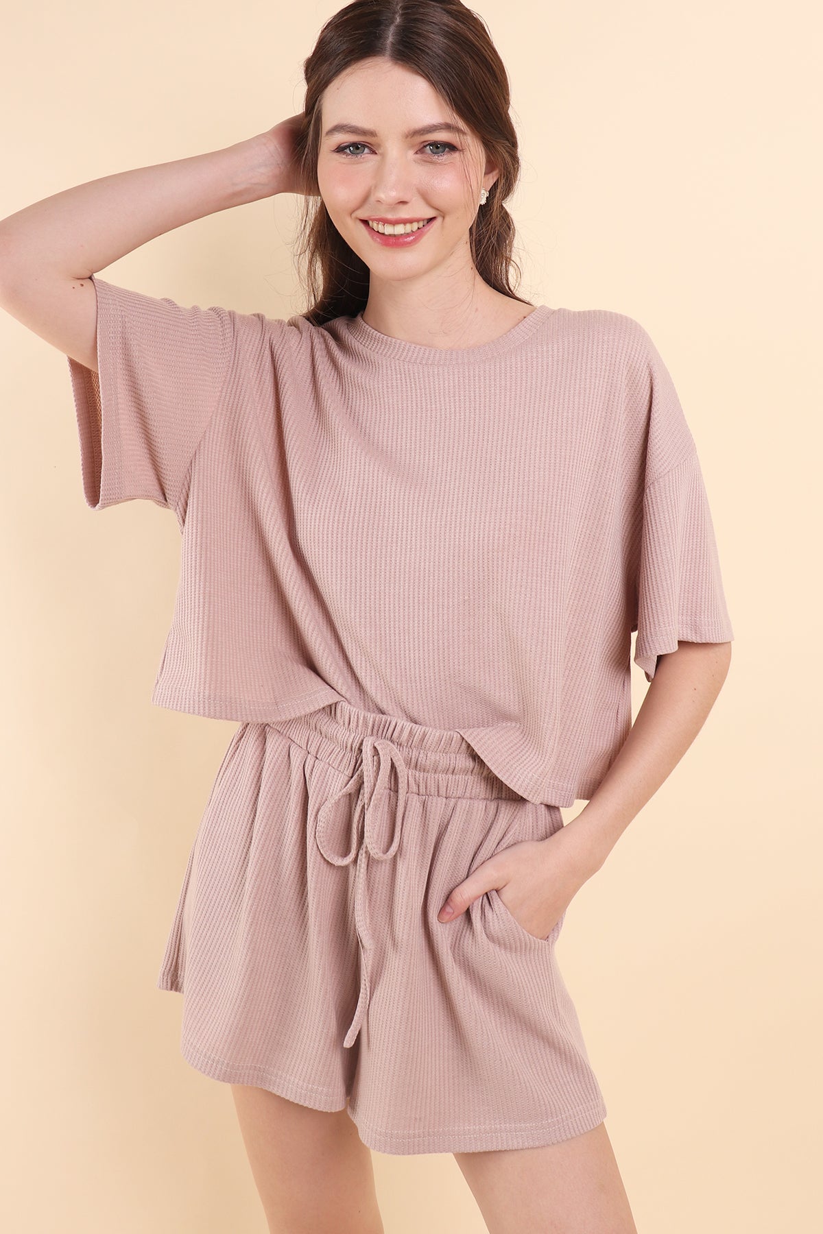 NIKO Waffle Cotton Loungewear set