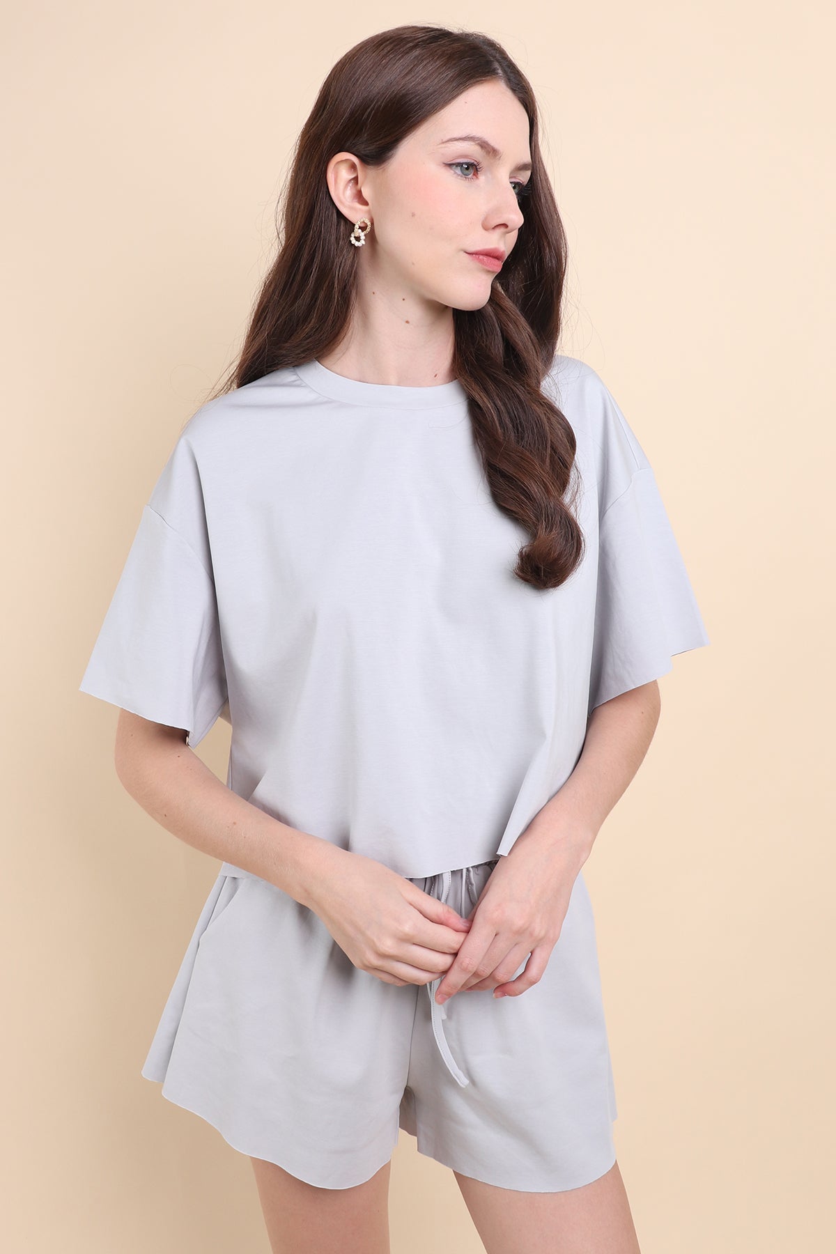 NIKO RAW HEM Lyocell Loungewear set