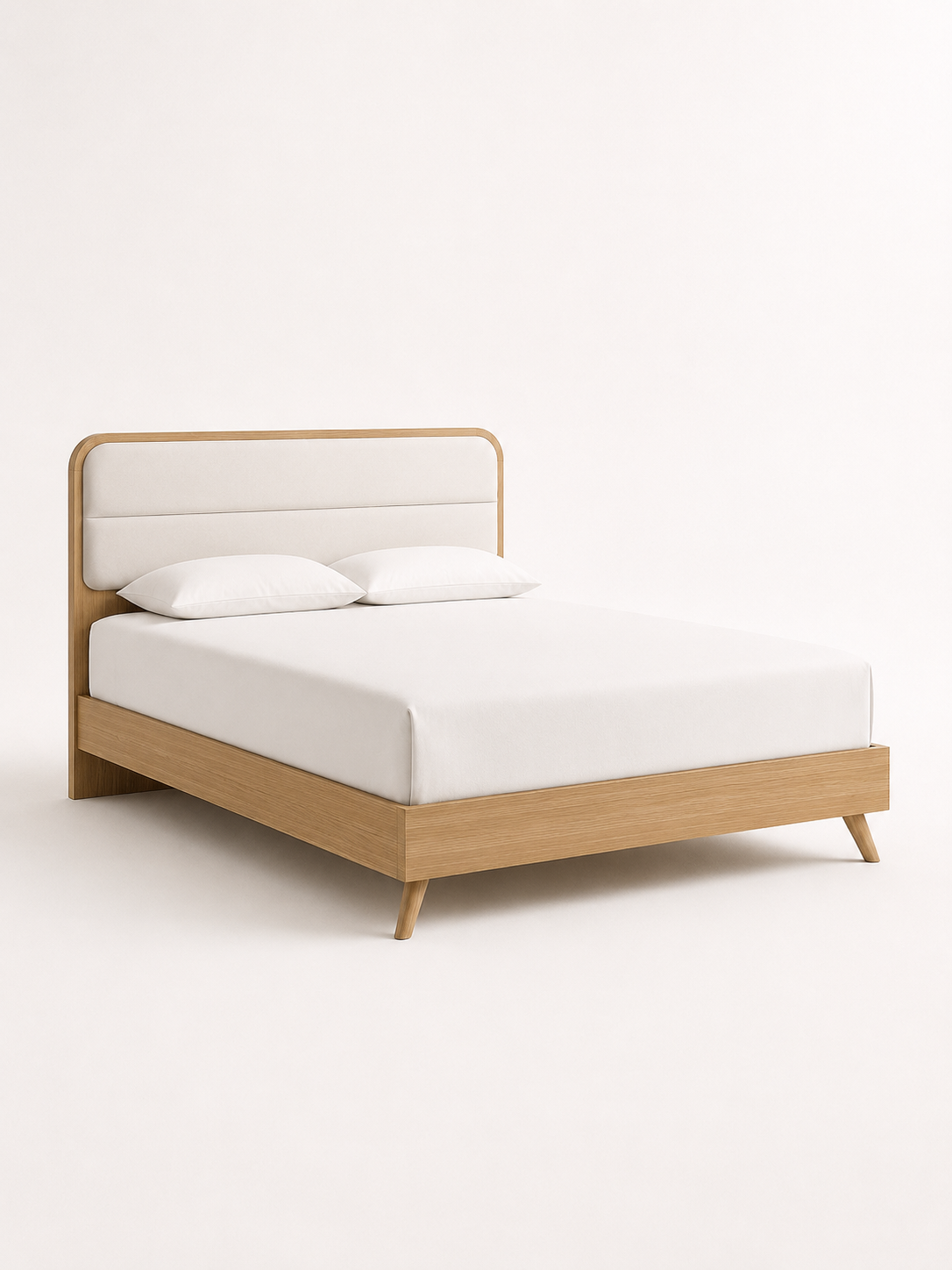 Asterra Valen Bedframe | Natural Wood Designed Elegance