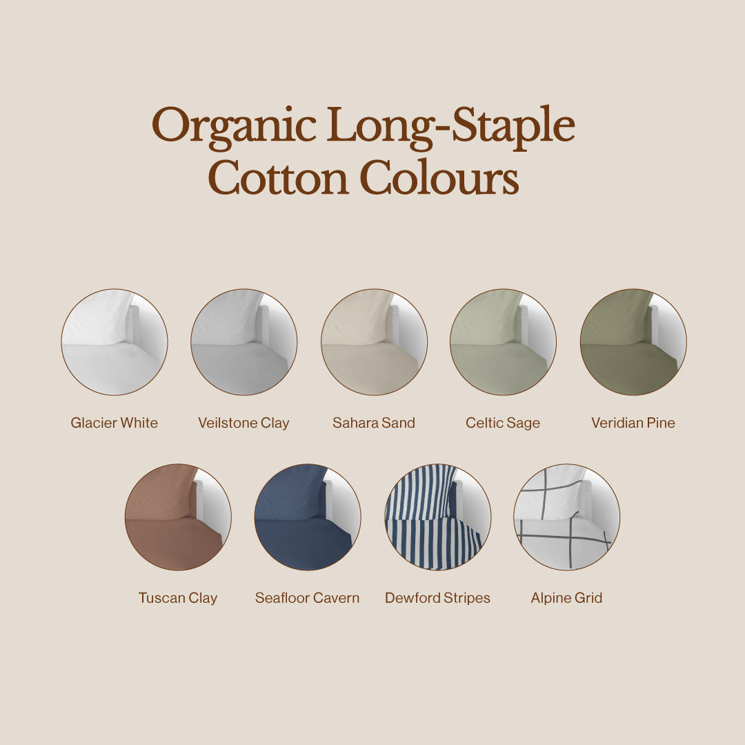 Organic Long-Staple Cotton Bedsheet Set