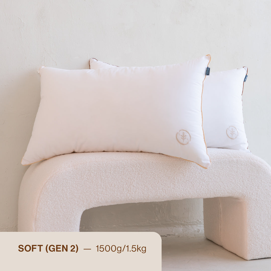 Low and soft pillow best sale