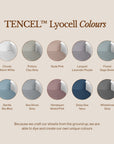 TENCEL LYOCELL NEUTRAL PALETTE FABRIC COLOR SELECTION