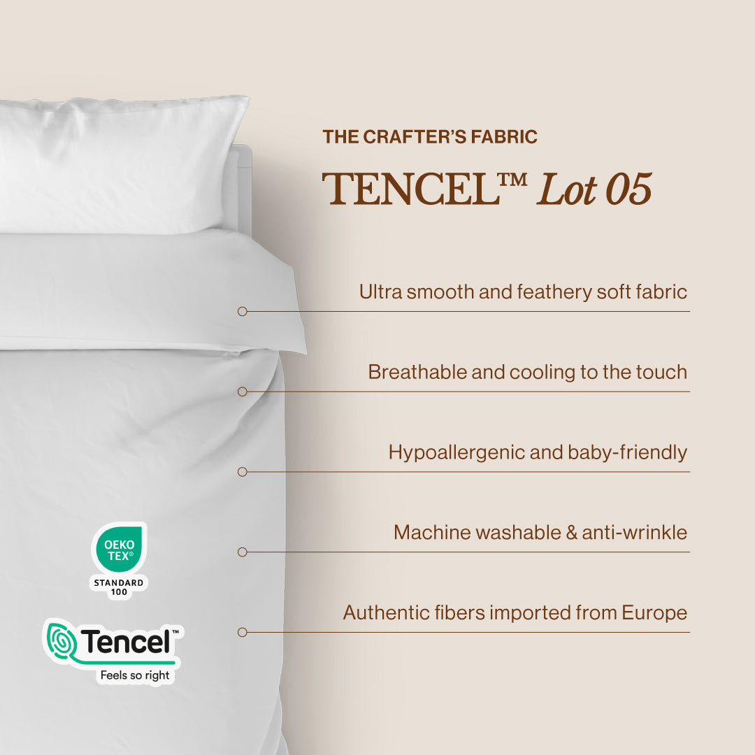 Oak & Sand TENCEL Lyocell bedsheet set feature highlight