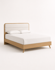 Asterra Valen Bedframe | Natural Wood Designed Elegance