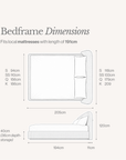 Velia Malmo™ Storage Bedframe with Upholstery